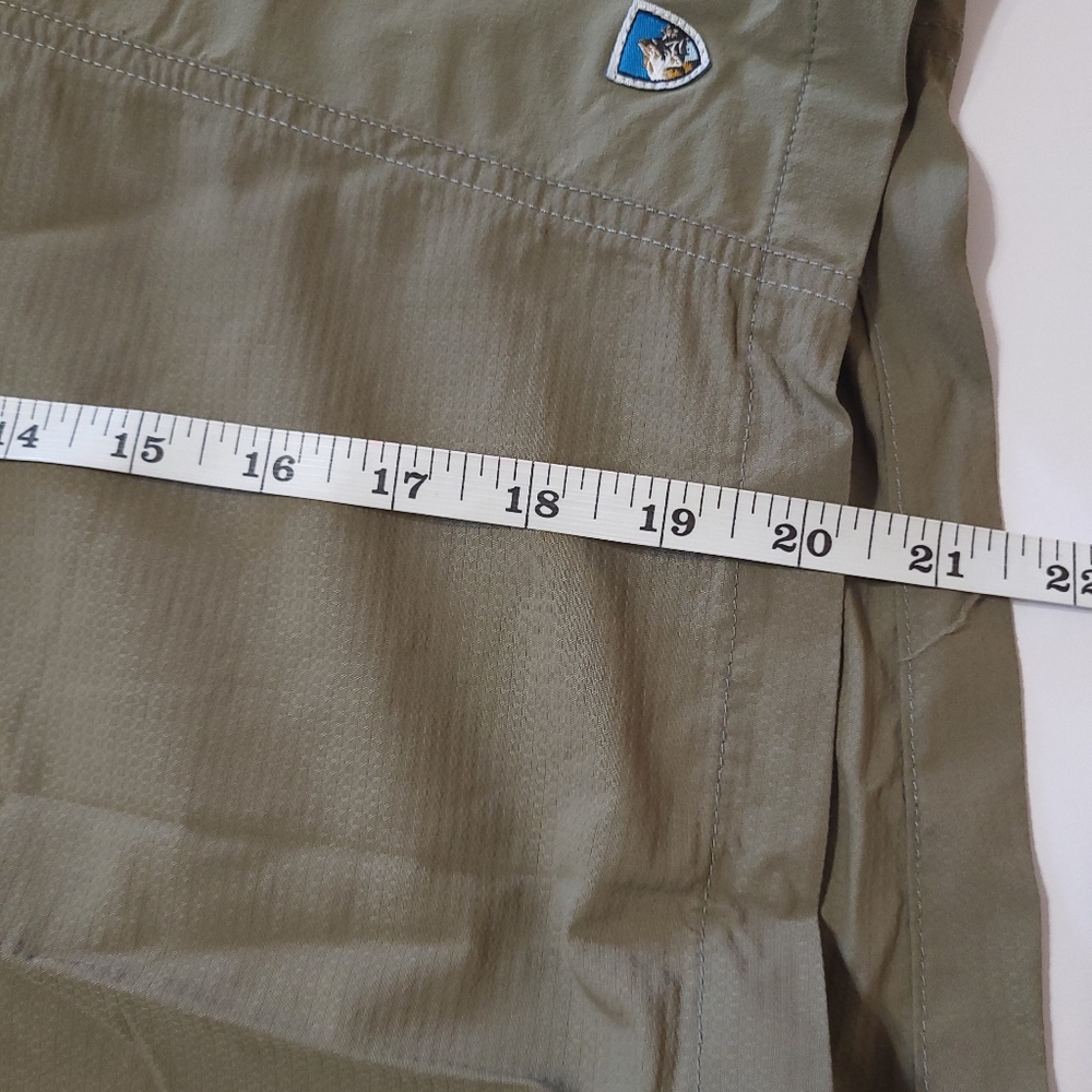Kuhl Cargo Shorts Nylon Lightweight Hiking Khaki Quick Dry Men's Size 38 - Picture 8 of 12